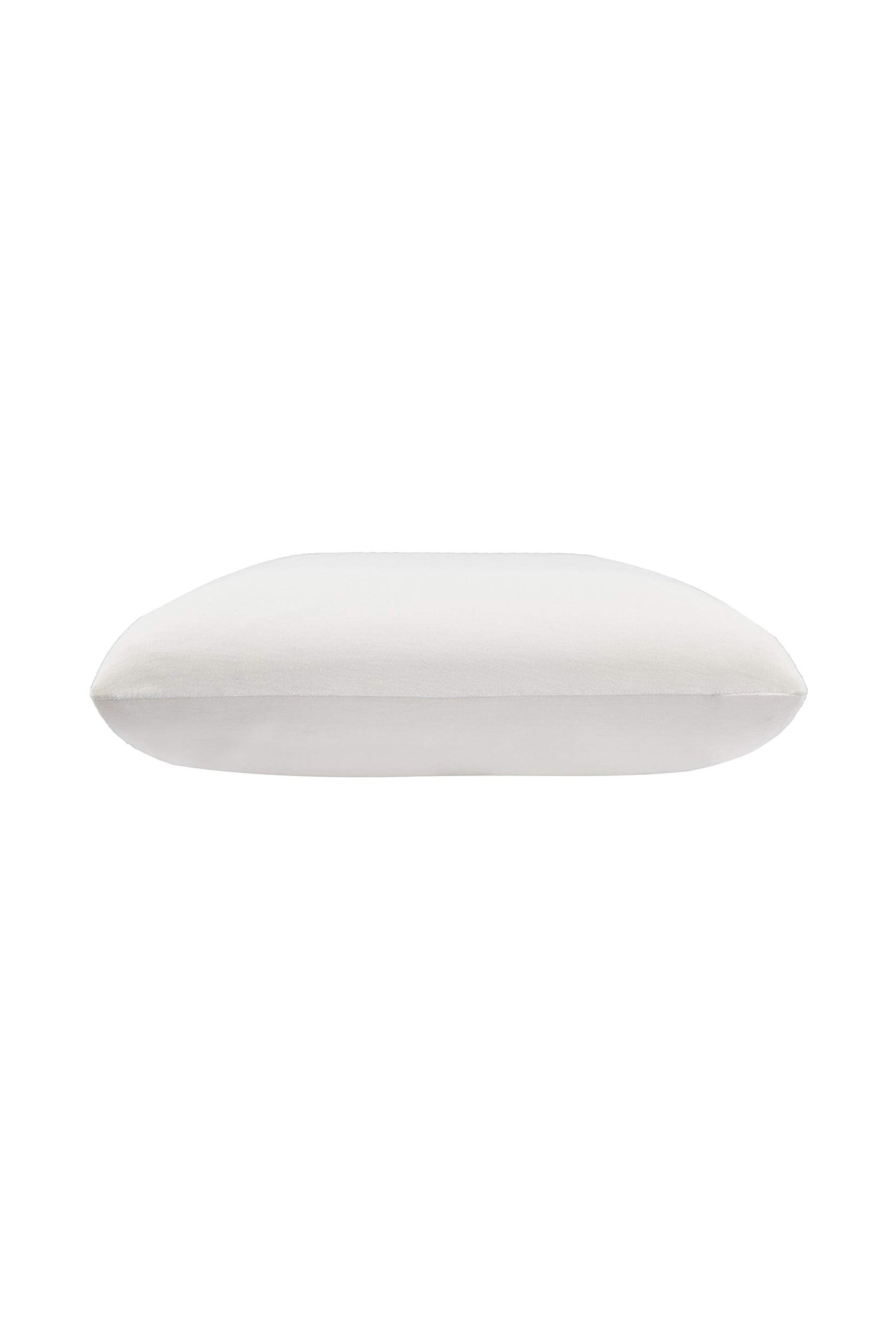 The White Willow White Solid Memory Foam Cushion - Set of 1