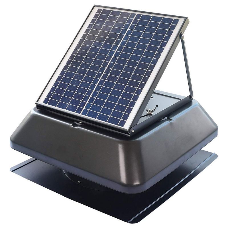 iLIVING ILG8SF301 14 Inch Solar Panel Powered Exhaust Fan