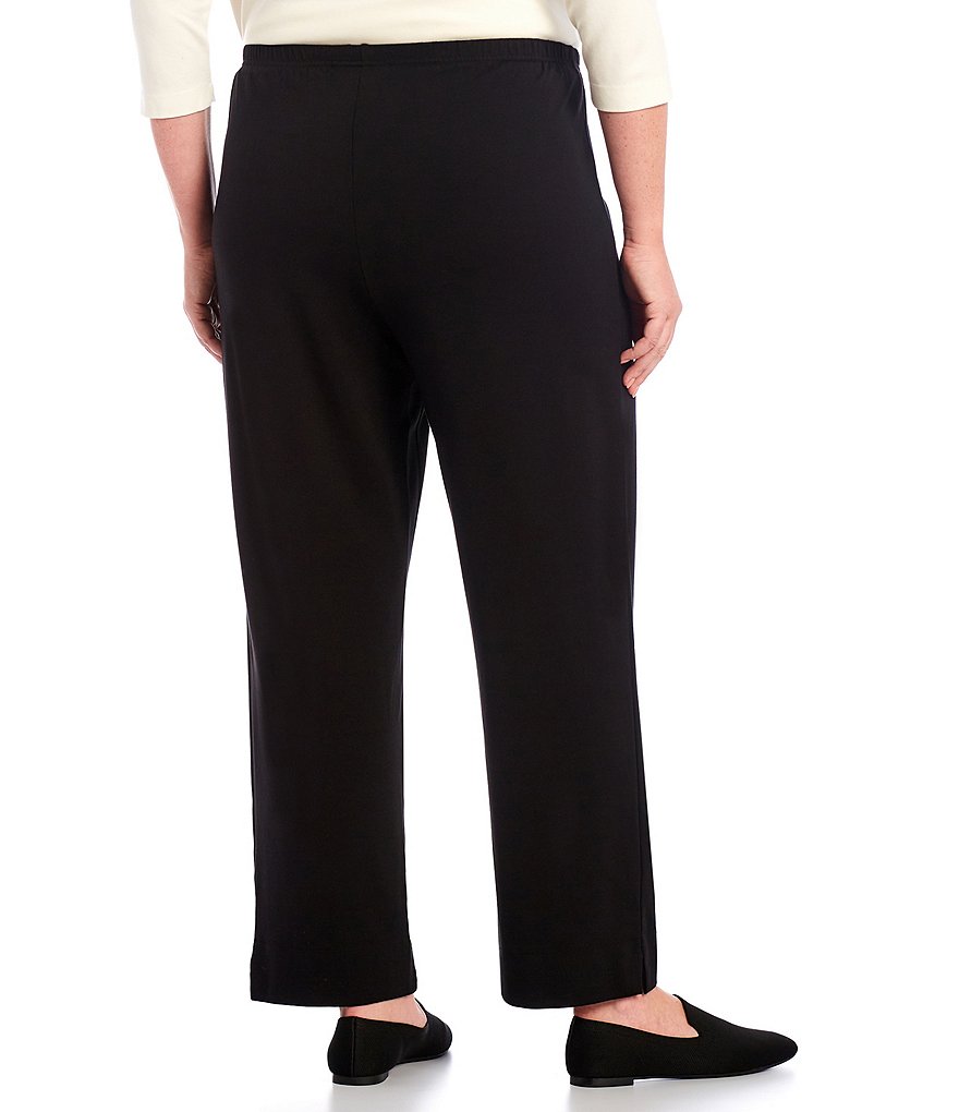 Bryn Walker Plus Size Anka Ponti Slim Leg Ankle Pants