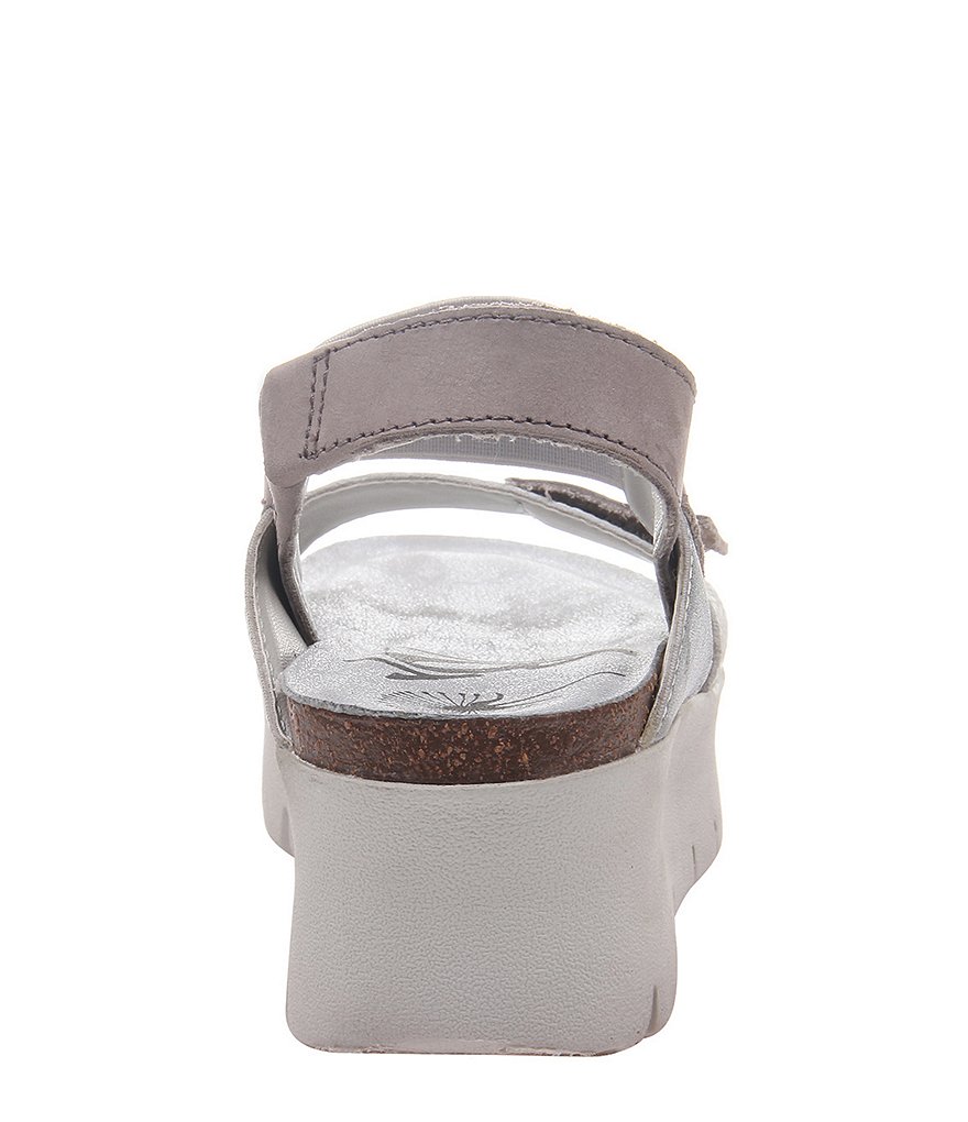 OTBT Nova Leather Platform Wedge Sandals