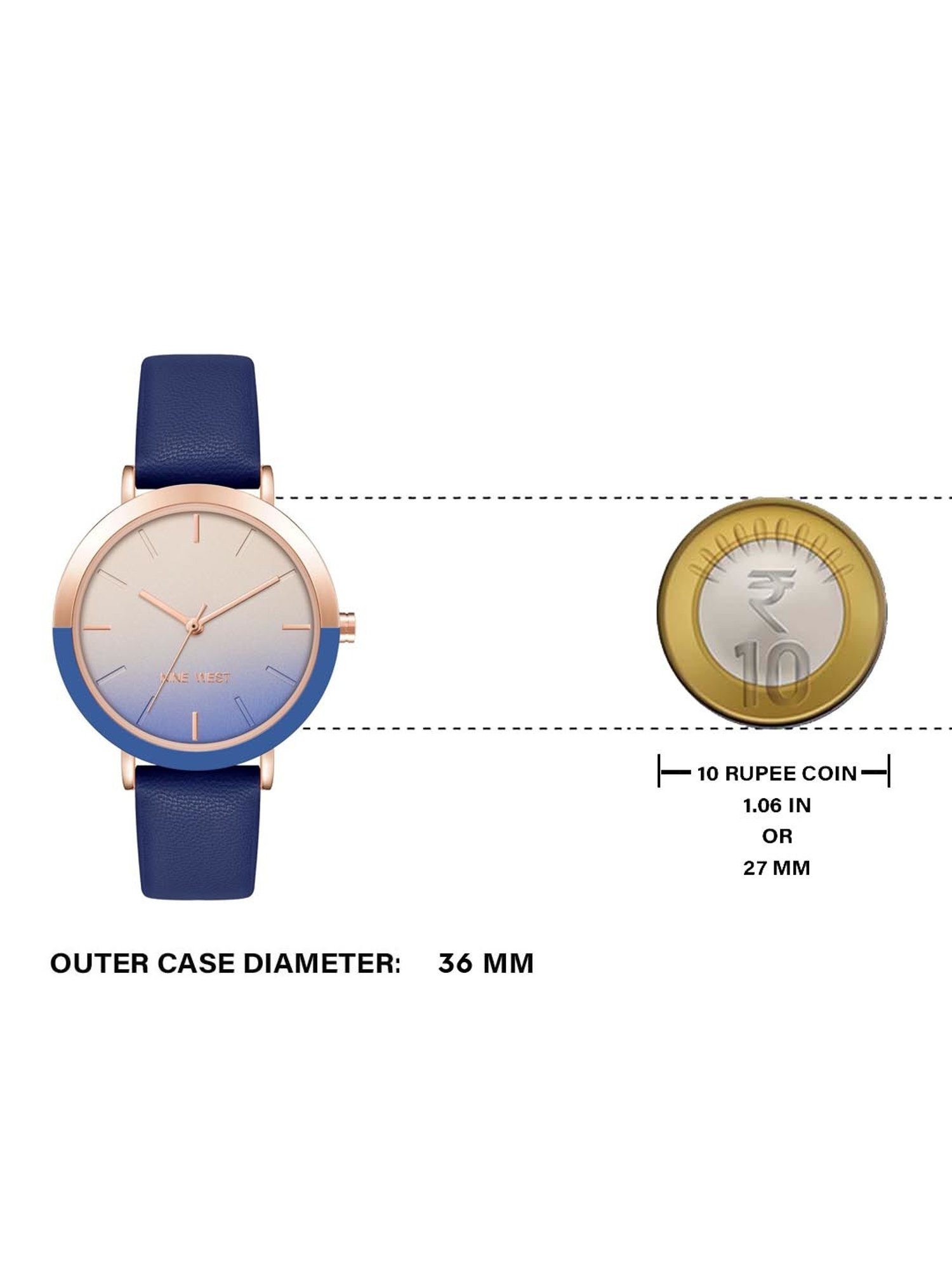 Nine West NW-2346RGBL Analog Watch for Women