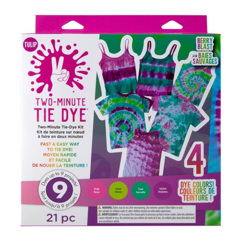 Two-Minute Tie Dye Kit Berry Blast - Tulip Color