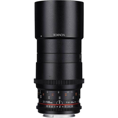 Rokinon 100mm T3.1 Telephoto Macro Cine DS Lens for Sony E Mount Cameras