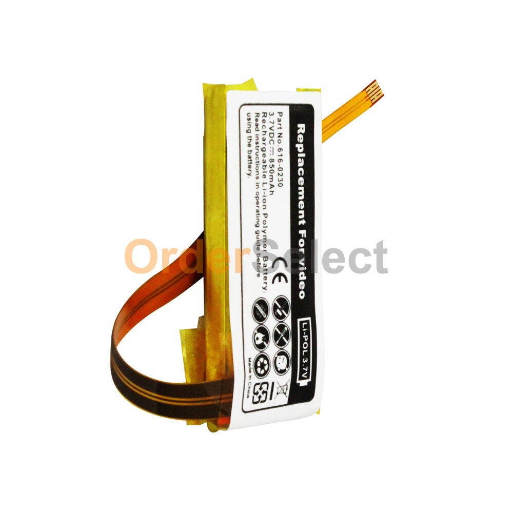 2 NEW Replacement Battery for Apple iPod 7th Gen Classic 80GB 616-0232 200+SOLD