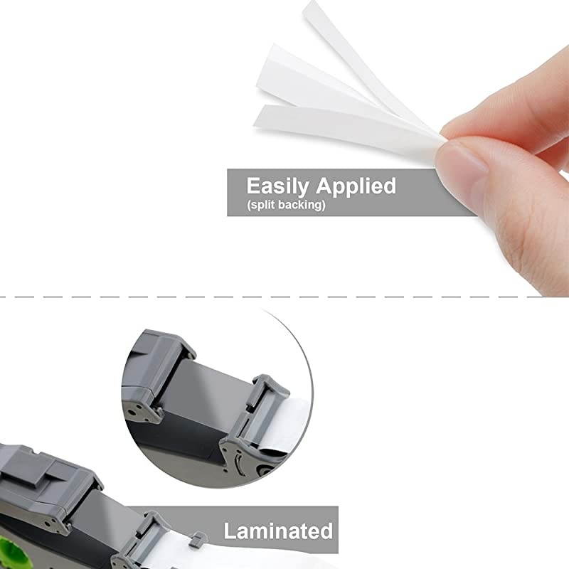 Compatible Label Tapes Replacement for Brother Label Maker Tape 12mm 047 Laminated White Tapes TZe231 TZ231 Work with Brother PTouch PTD200 PTD210 PT1230PC PT1280 7Pack