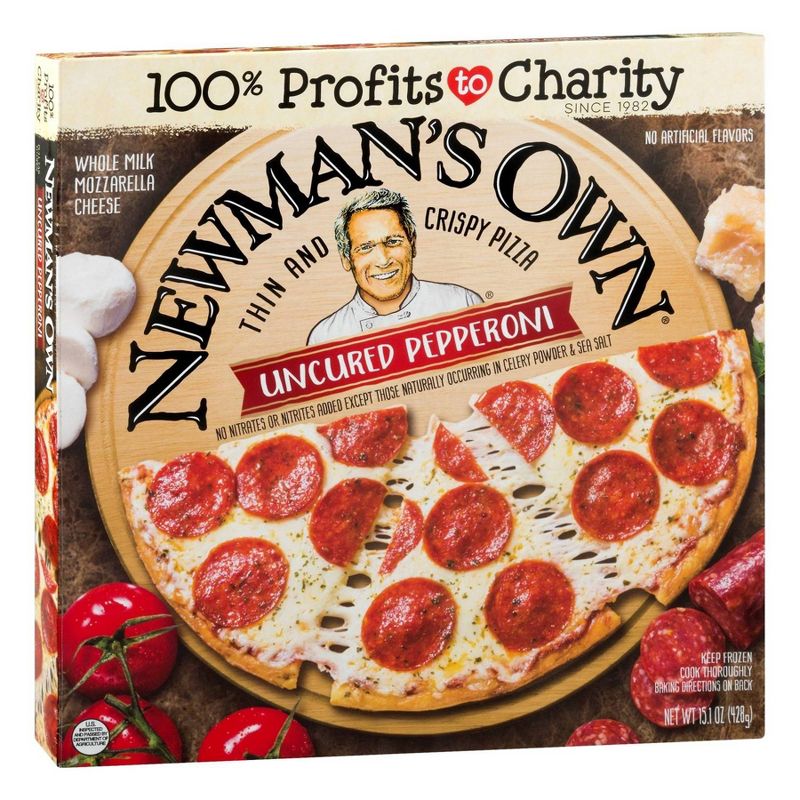 Newman's Own All Natural Thin & Crispy Uncured Pepperoni Frozen Pizza - 15.1oz