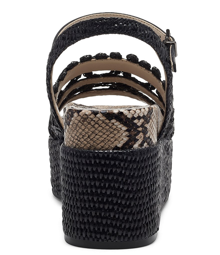 Jessica Simpson Camilia Raffia Platform Wedges