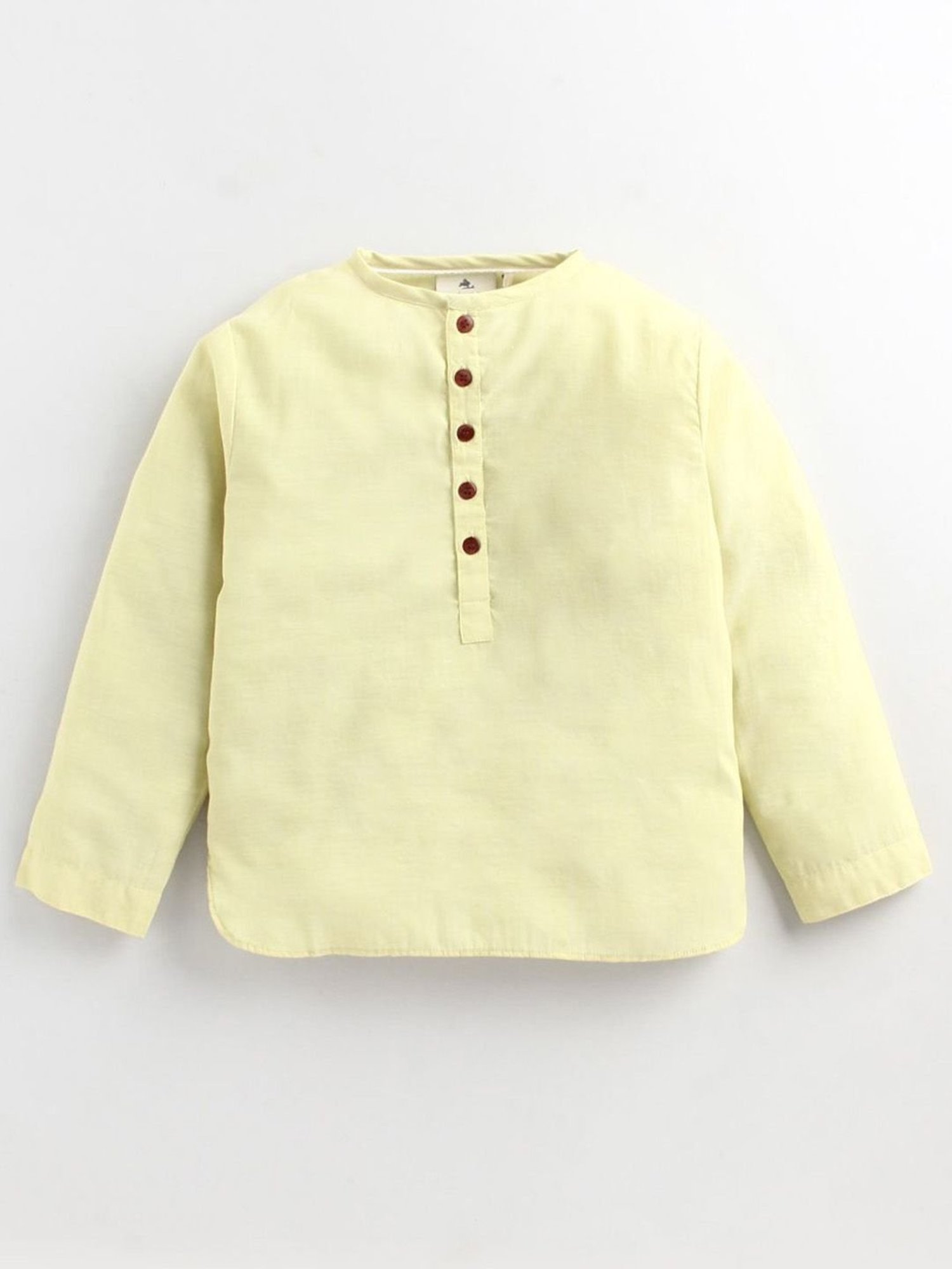 Cherry Crumble by Nitt Hyman Kids Yellow Regular Fit T-Shirt