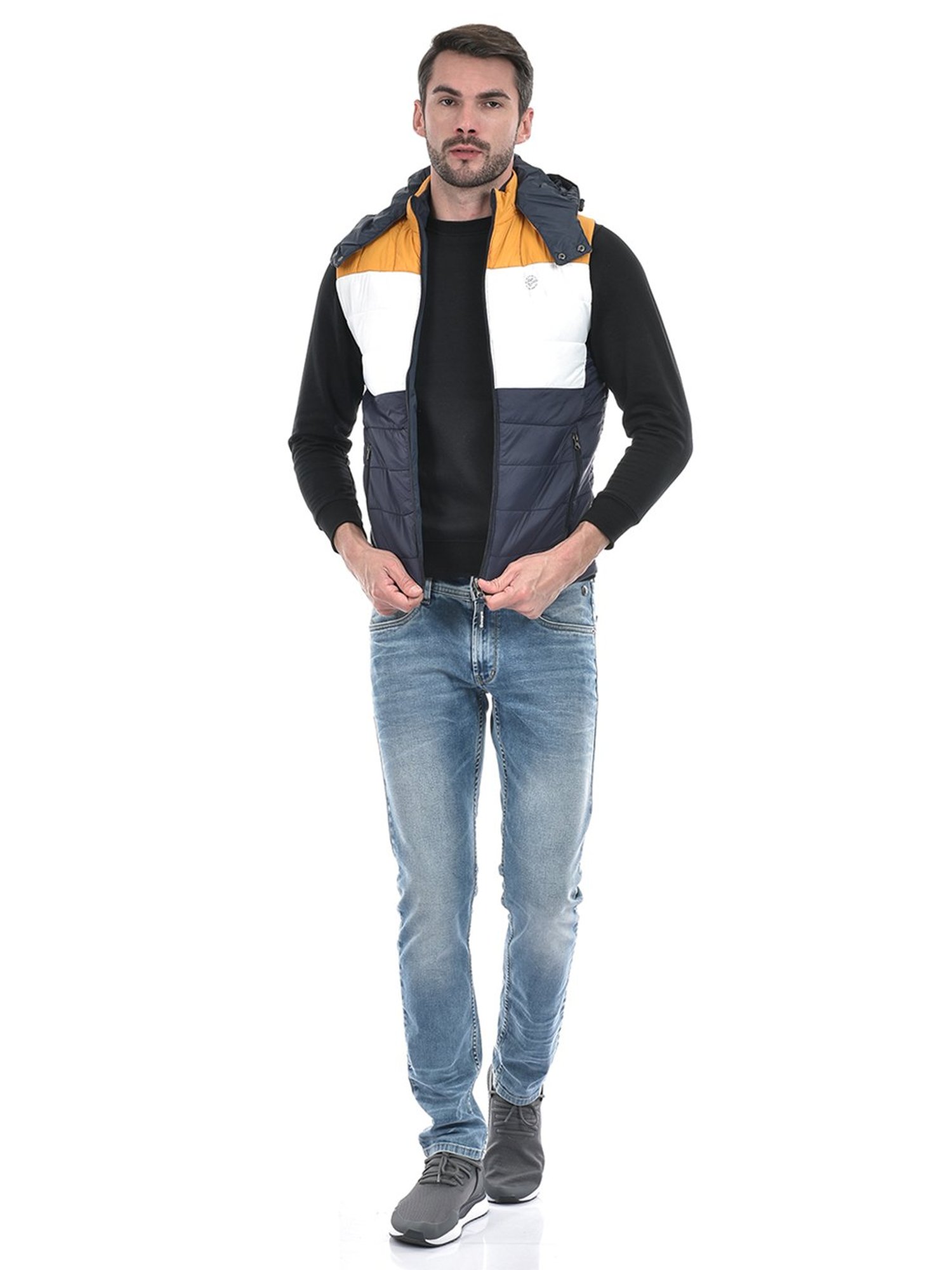 Integriti Navy Regular Fit Reversible Jacket