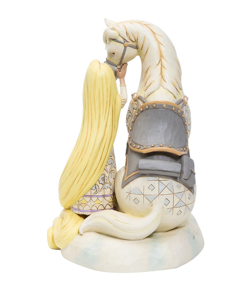 Disney Traditions by Jim Shore Tangled White Woodland Rapunzel #double;Innocent Ingenue#double; Figurine