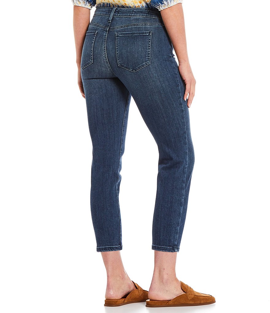 NYDJ Petite Size Sheri Slim Ankle Stretch Denim Jeans