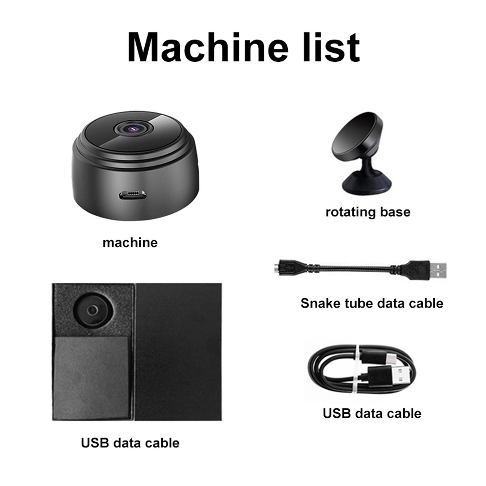 A9 IP Camera Home Wireless WiFi Security Camera Surveillance Camera APP Control Motion Detection Night Vision for Store Office Home Monitoring