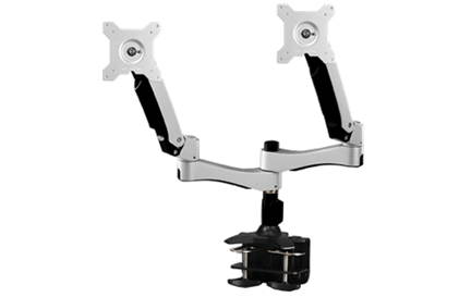 Amer AMR2AC Articulating Dual Monitor Mount - 15" to 27" Monitors