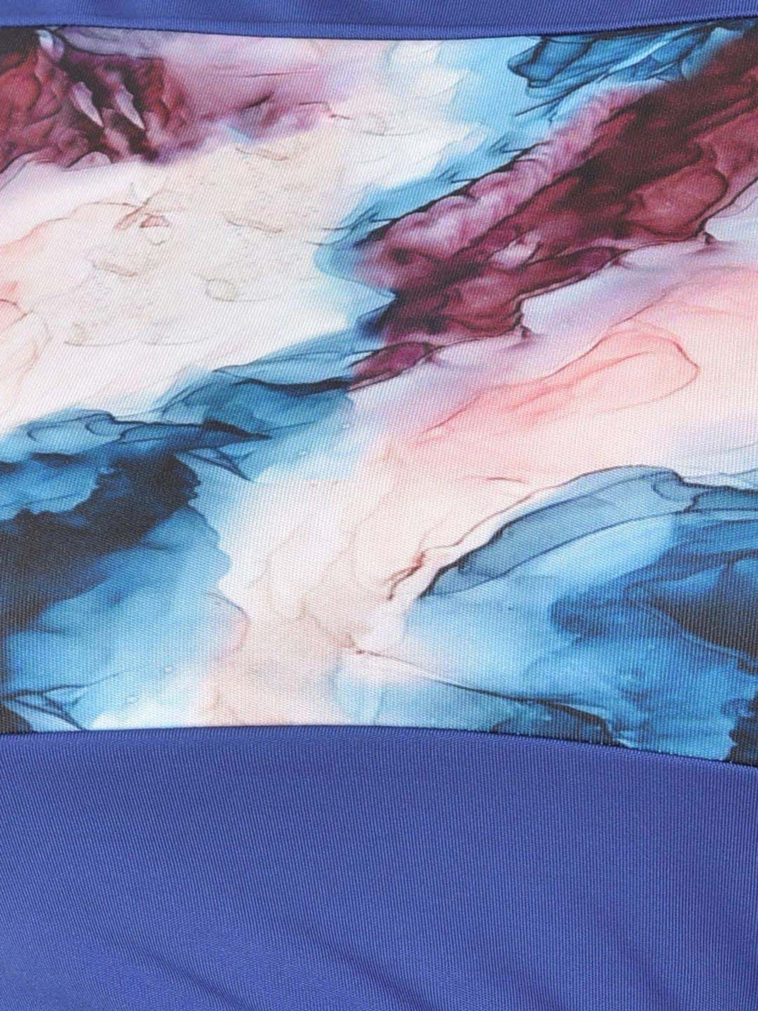 Clovia Blue Tie-Dye Crop Top
