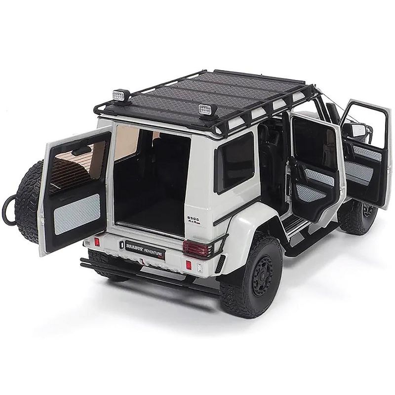 Mercedes Benz Brabus 550 Adventure G-Class 4x4 Gray with Black Top 1/18 Diecast Model Car by Almost Real