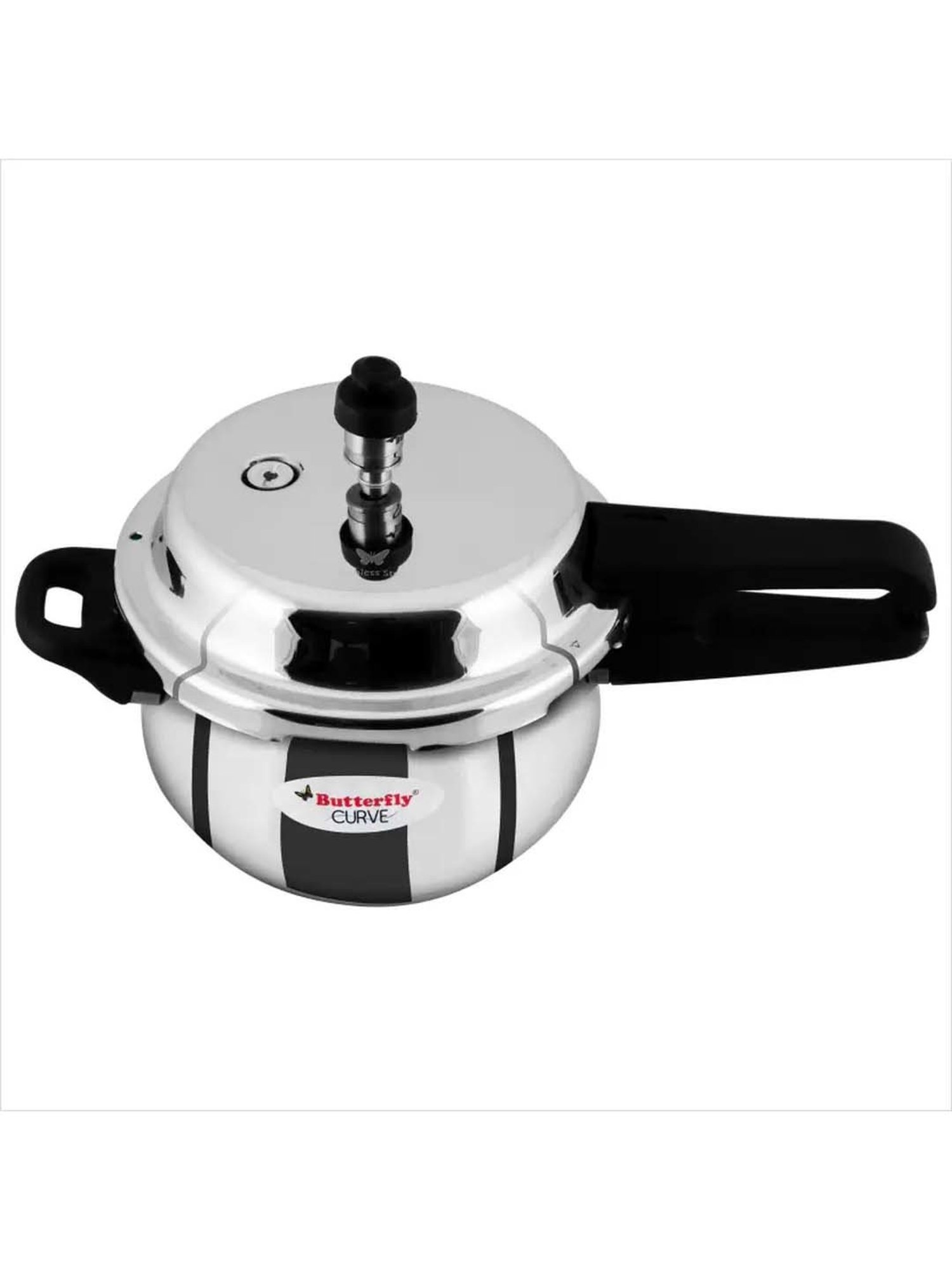 Borosil Silver Aluminium Pressure Cooker (5 L)