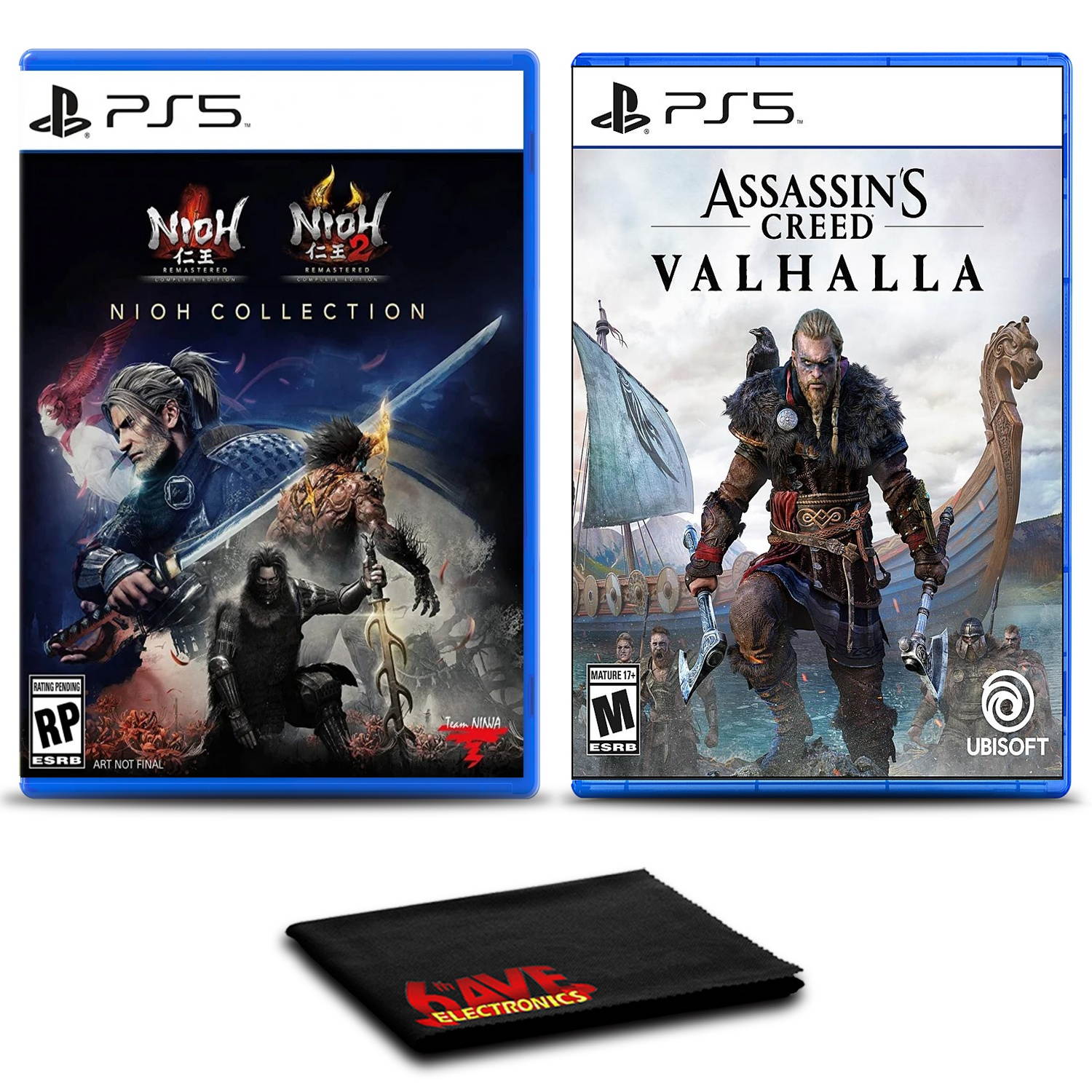The Nioh Collection and Assassins Creed Valhalla - Two Games For PS5