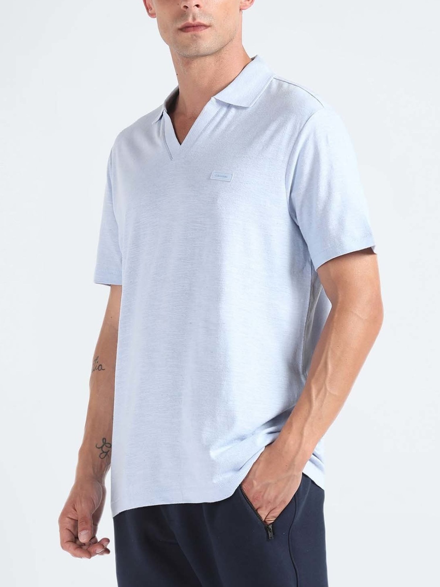 Calvin Klein Jeans Kentucky Blue Regular Fit Polo T-Shirt