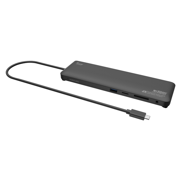 HUBEE mini USB-C(R) Multi-Display 4K Docking Station with 100-Watt Power Delivery