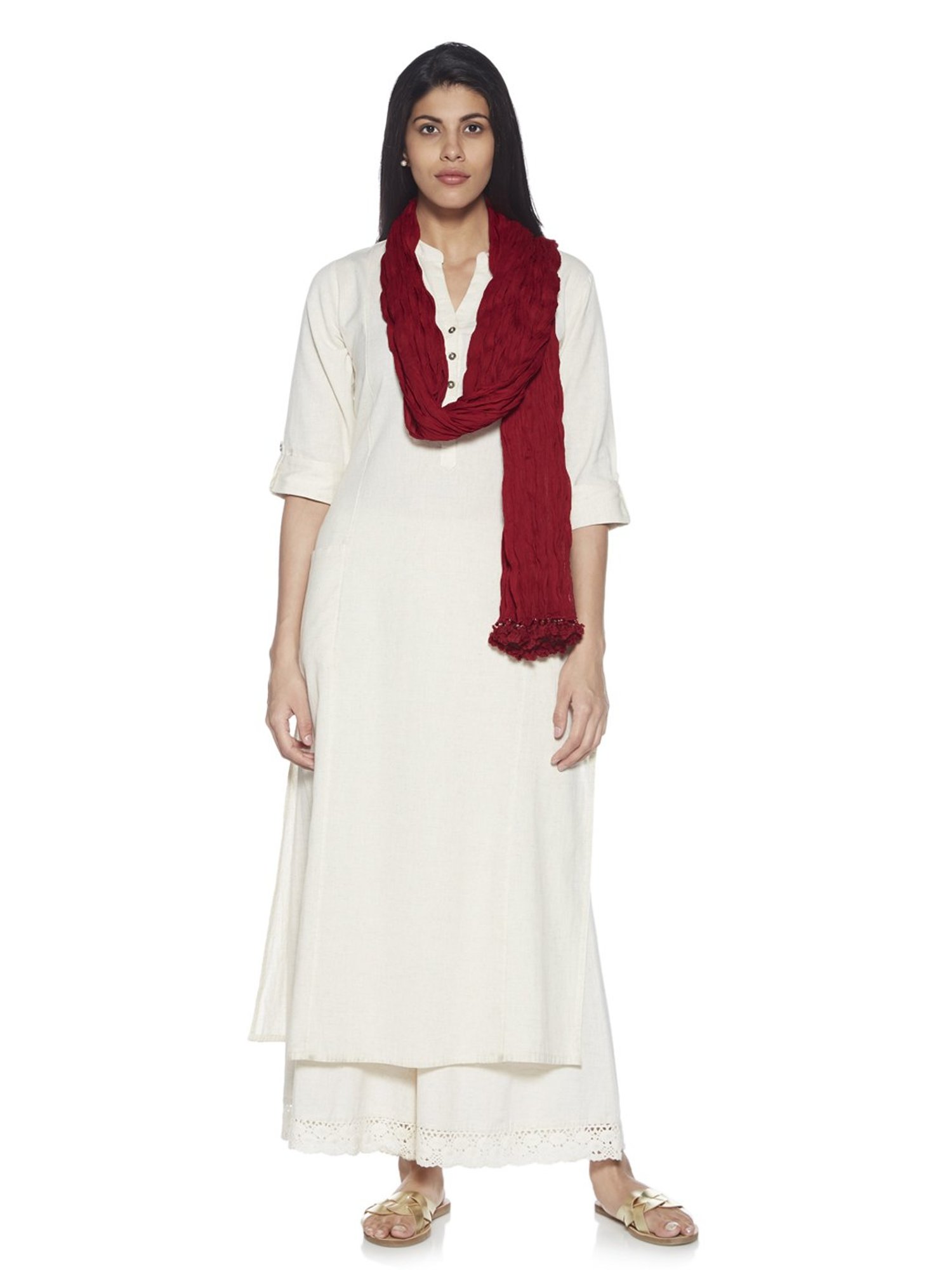 Stylum Multicolor Block Print Dupatta