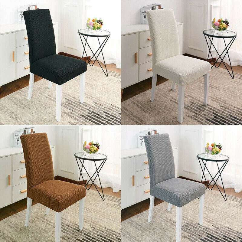 1/2/4 PCS Elastic Stretch Chair Cover Thicken Spandex Polar Fleece Dinning  K ?