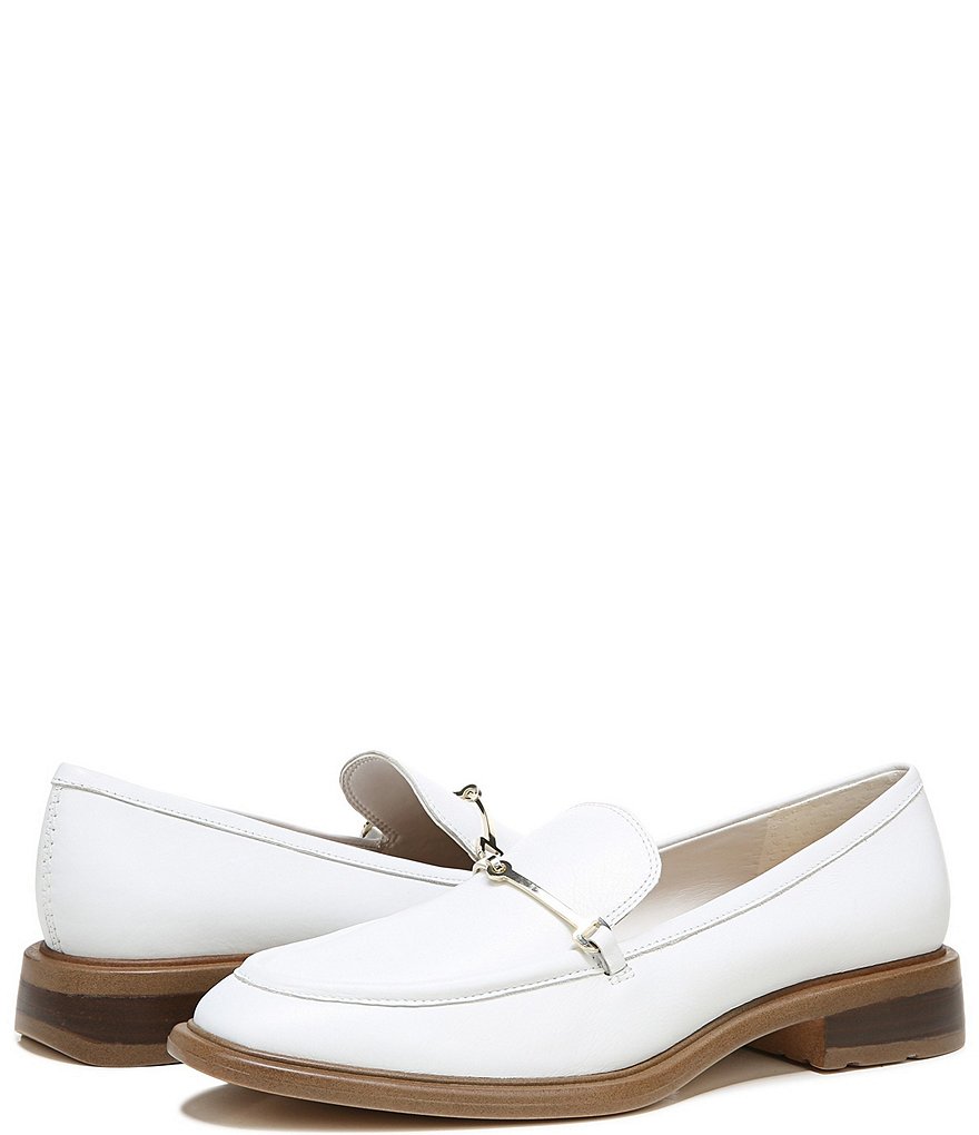 Sarto by Franco Sarto Eda Leather Bit Buckle Loafers