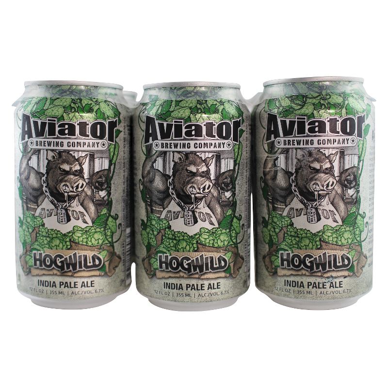 Aviator American IPA Beer - 6pk/12 fl oz Cans