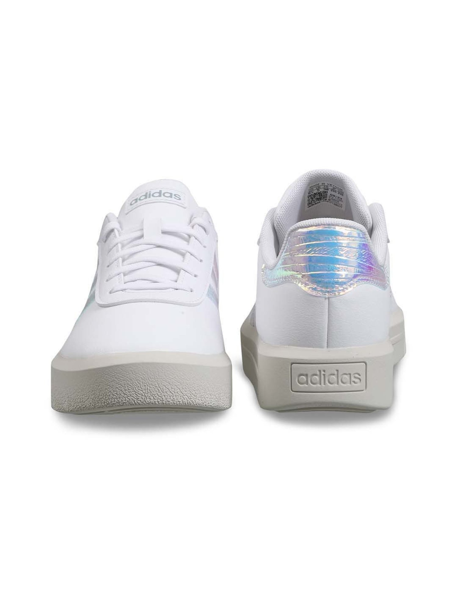 Adidas Women's COURT PLATFORM White Skateboarding Shoes