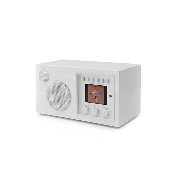 Solo - Wireless Music System with Internet Radio, Spotify Connect, Wi-Fi, FM, and Bluetooth - Piano White