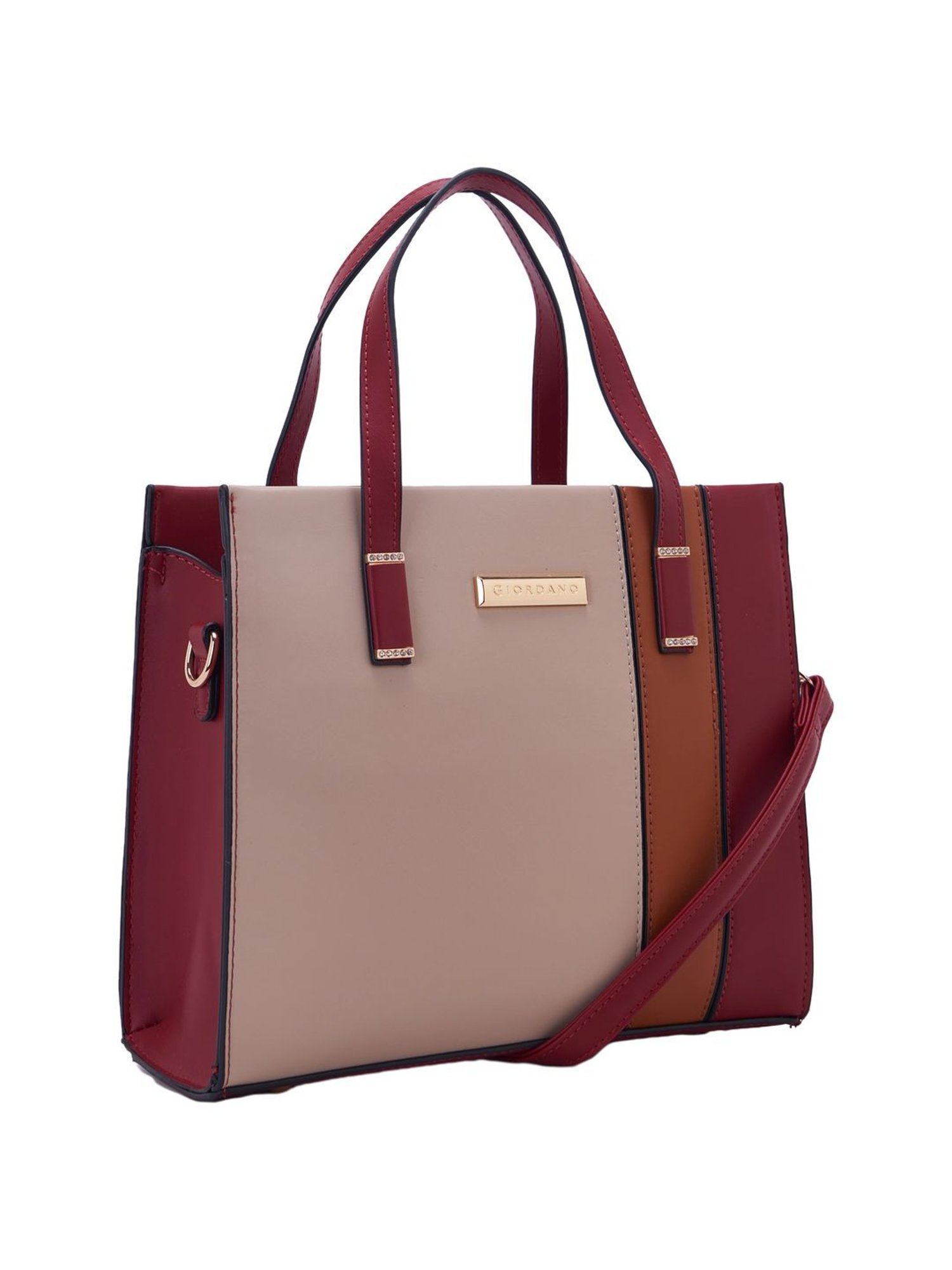 ZOUK Kashmir Blooms Classic Multicolor Printed Medium Handbag