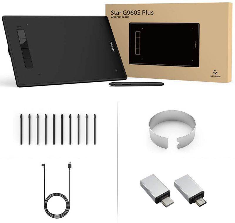 UGEE M708 10 x 6 inch Smart Graphics Tablet for Digital Writing / Painting