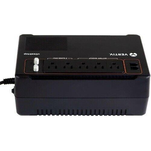 VERTIV VDSK400LV 400VA Wall/Desktop/Floor Mountable UPS