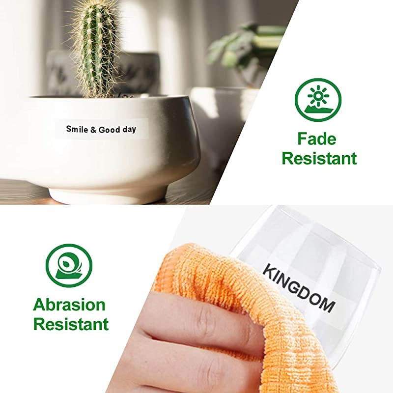 Compatible Tape Replacement for Brother P Touch Tape Clear TZe131 TZ131 12mm 047 Inch Laminated TZe Tape for PTouch PT D210 H110 D400 Maker Black on Clear 2Pack