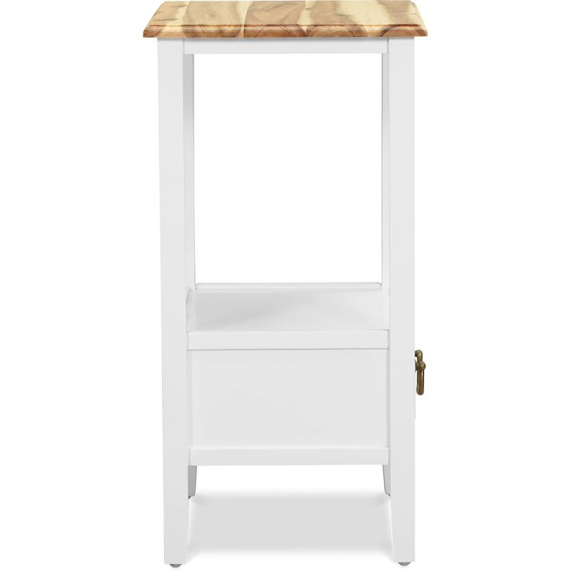 Harris End Table White - ClickDecor