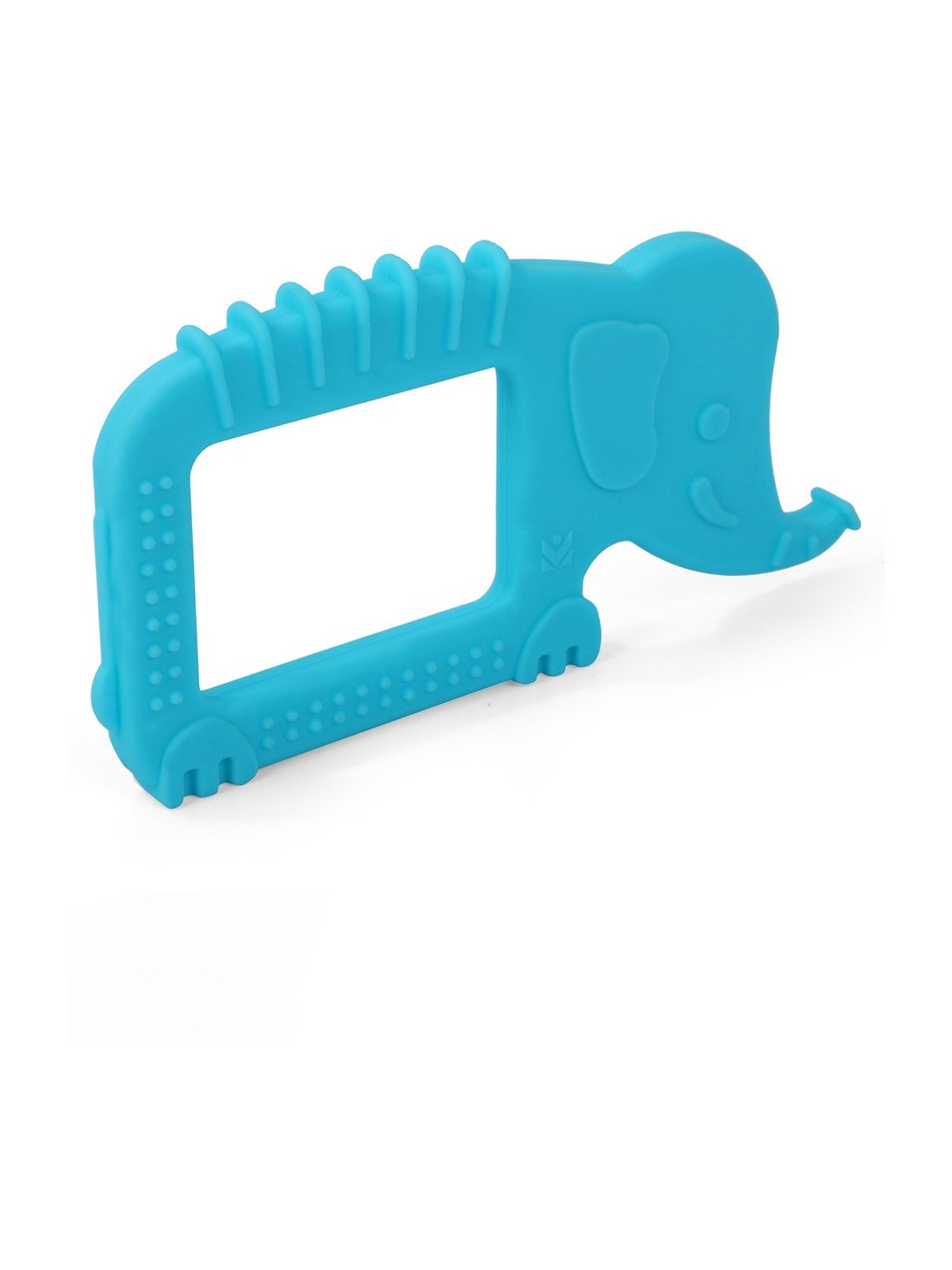 Baby Moo Kids Blue Elephant Soothing Silicon Teether (BPA & Toxin Free)