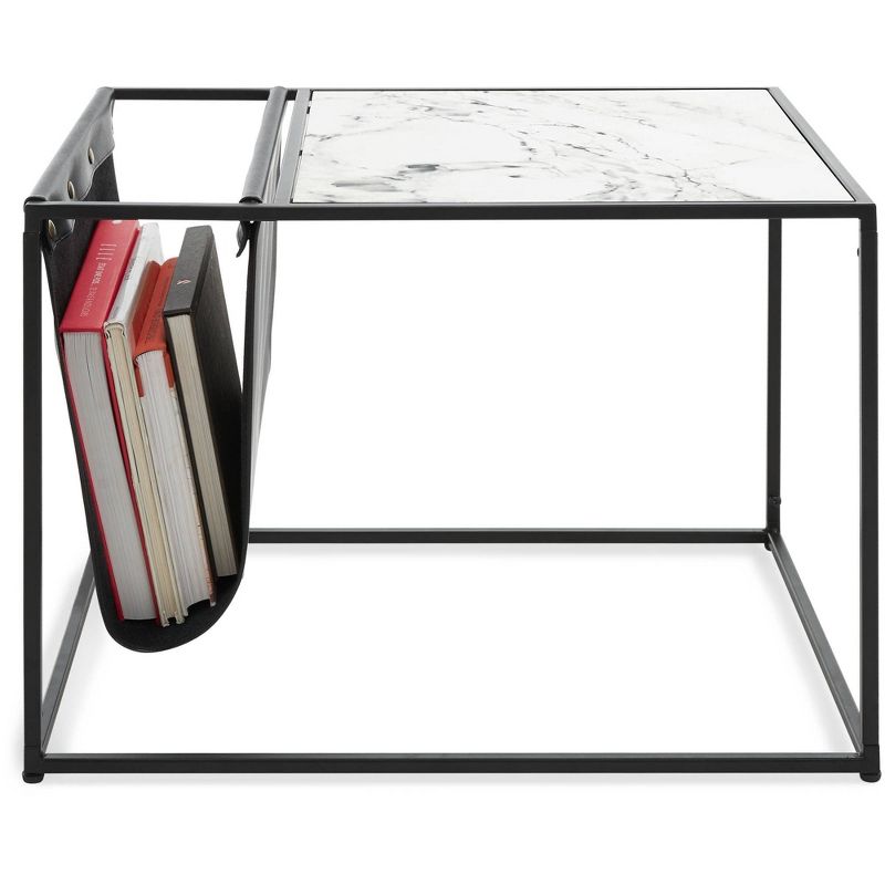 Wilson Magazine Storage End Table White - ClickDecor