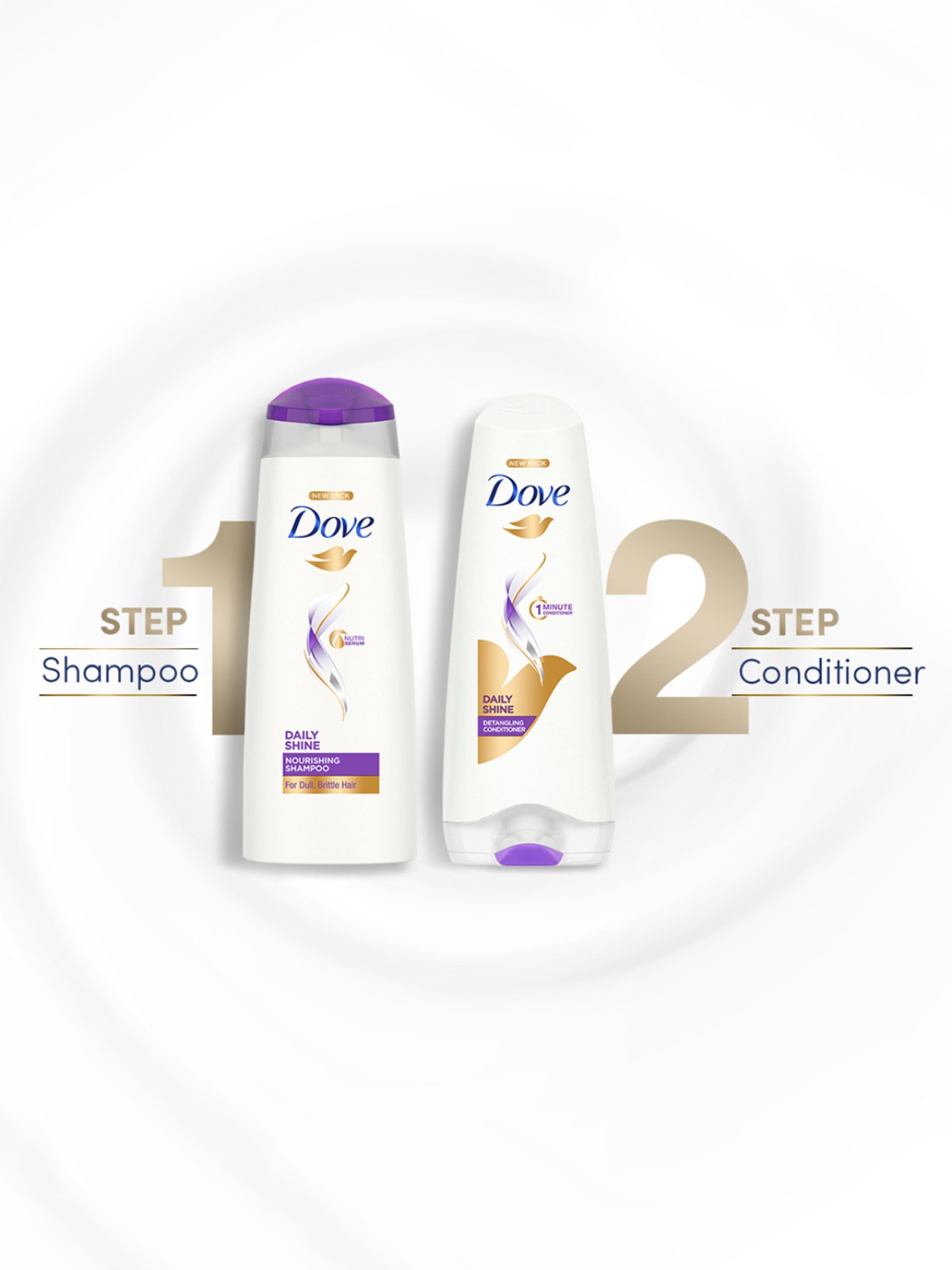 Dove Daily Shine Nourishing Shampoo - 1 L