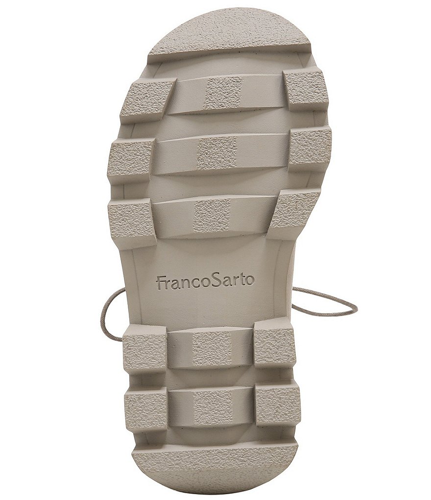 Franco Sarto Margey2 Suede Faux Shearling Platform Combat Booties