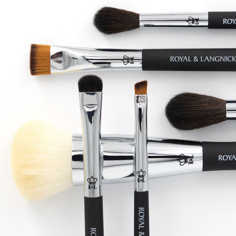 OMNIA Brush Artist Favorites, Ashley Vieira, 7pc  Makeup Brush Set with Wrap