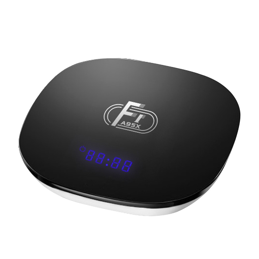 A95X F1 Android 8.1 TV Box Amlogic S905W Smart TV Set Top Box Remote Control Quad Core VP9 H.265 2GB / 16GB 2.4G WiFi 100M LAN HD Media Player LED Display