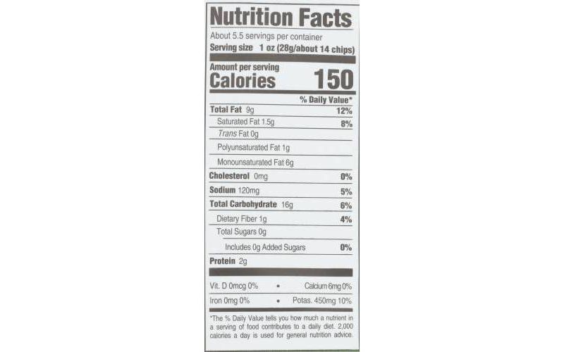 Boulder Canyon Avocado Oil Sea Salt Kettle Style Potato Chips - 5.25oz/12pk