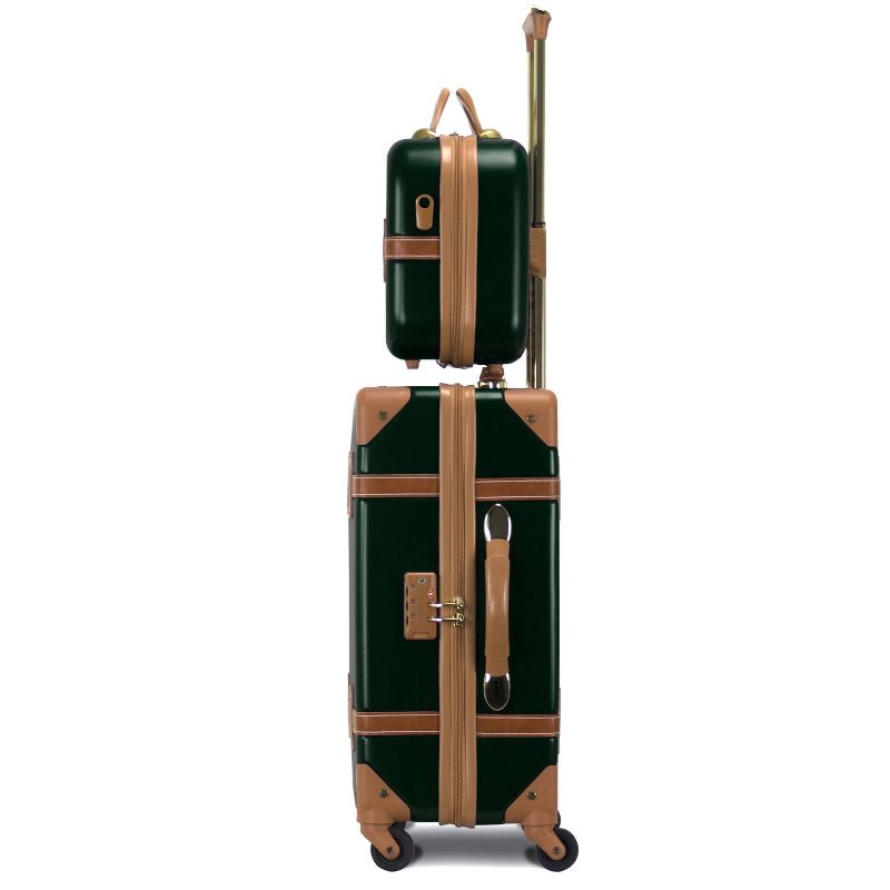 Chariot Travelware CH-505 Hunter 2pc Luggage Set - Dark Green