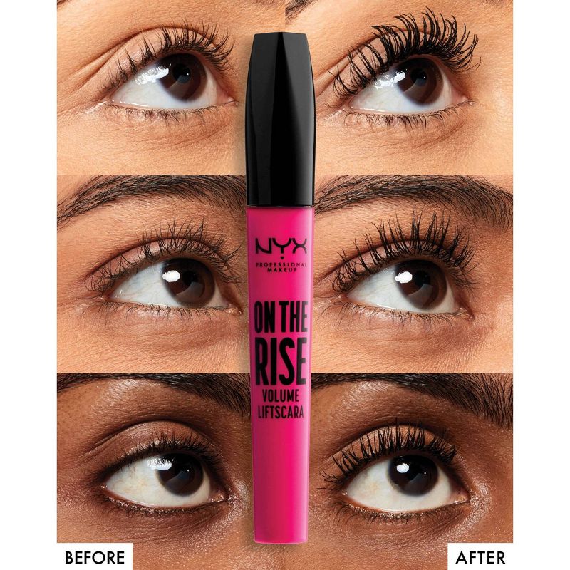 NYX Professional Makeup On the Rise Volume Lift Mascara Black - 0.33 fl oz