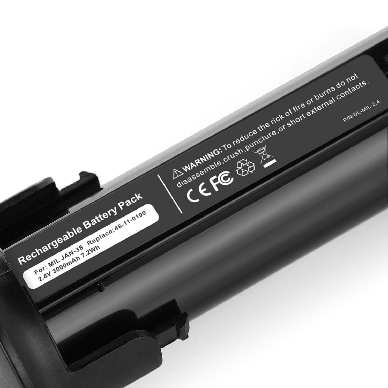 2.4V 3000mAh Ni-CD Replacement Battery for MILWAUKEE 48-11-0100 Cordless Screwdriver Rechargeable Batteries