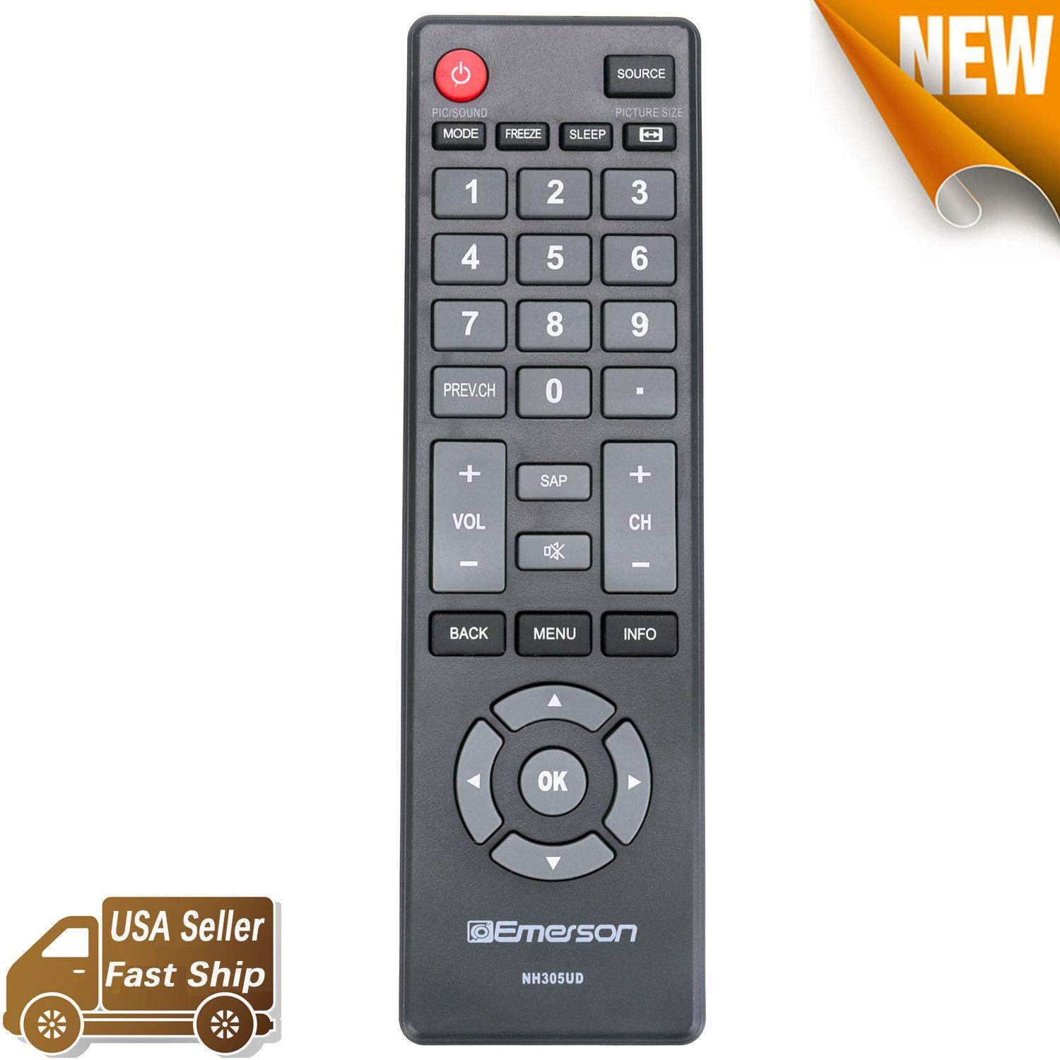 NH305UD Remote Control for Emerson TV LF402EM6 LF461EM4 LF501EM4 LF501EM5F New