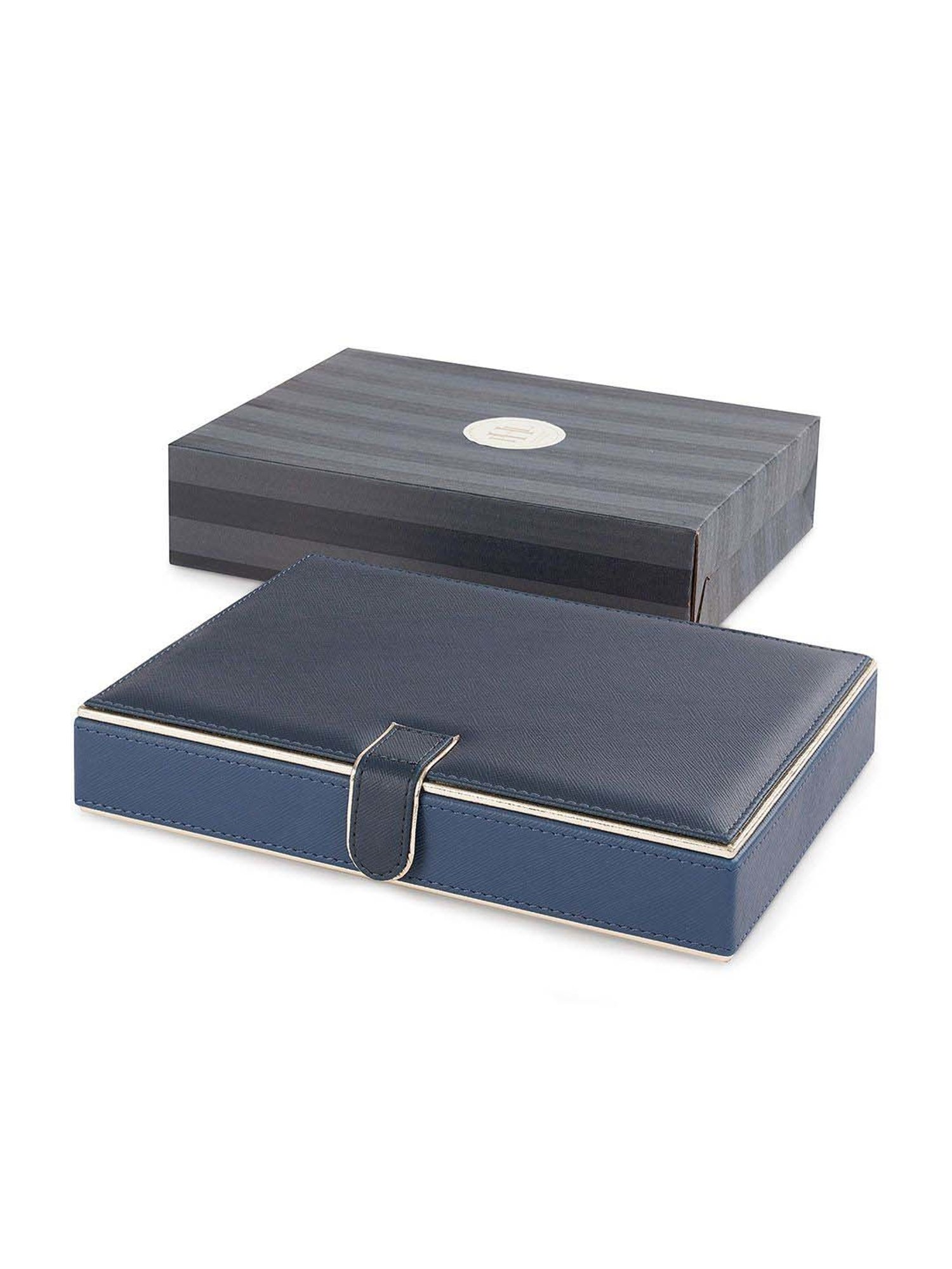 Pure Home and Living Blue Mdf Jewellery Box