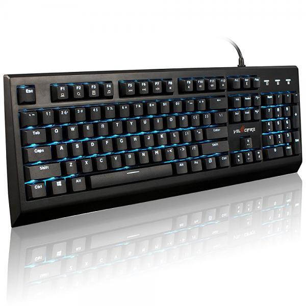 Velocifire VM01 Mechanical Keyboard for PC Game with Brown Switches Gaming Keyboard  Black Ship from US