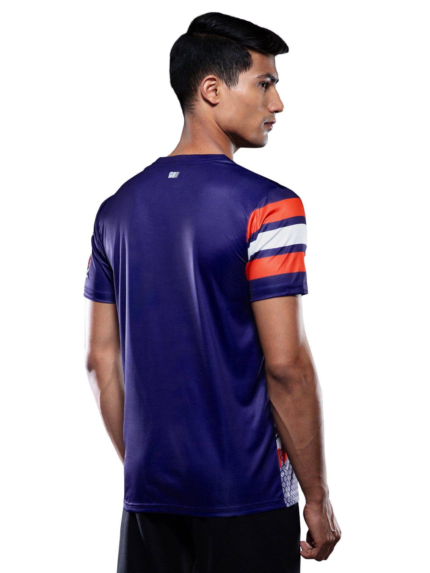 The Souled Store Dark Blue Captain America Shield Print T-Shirt