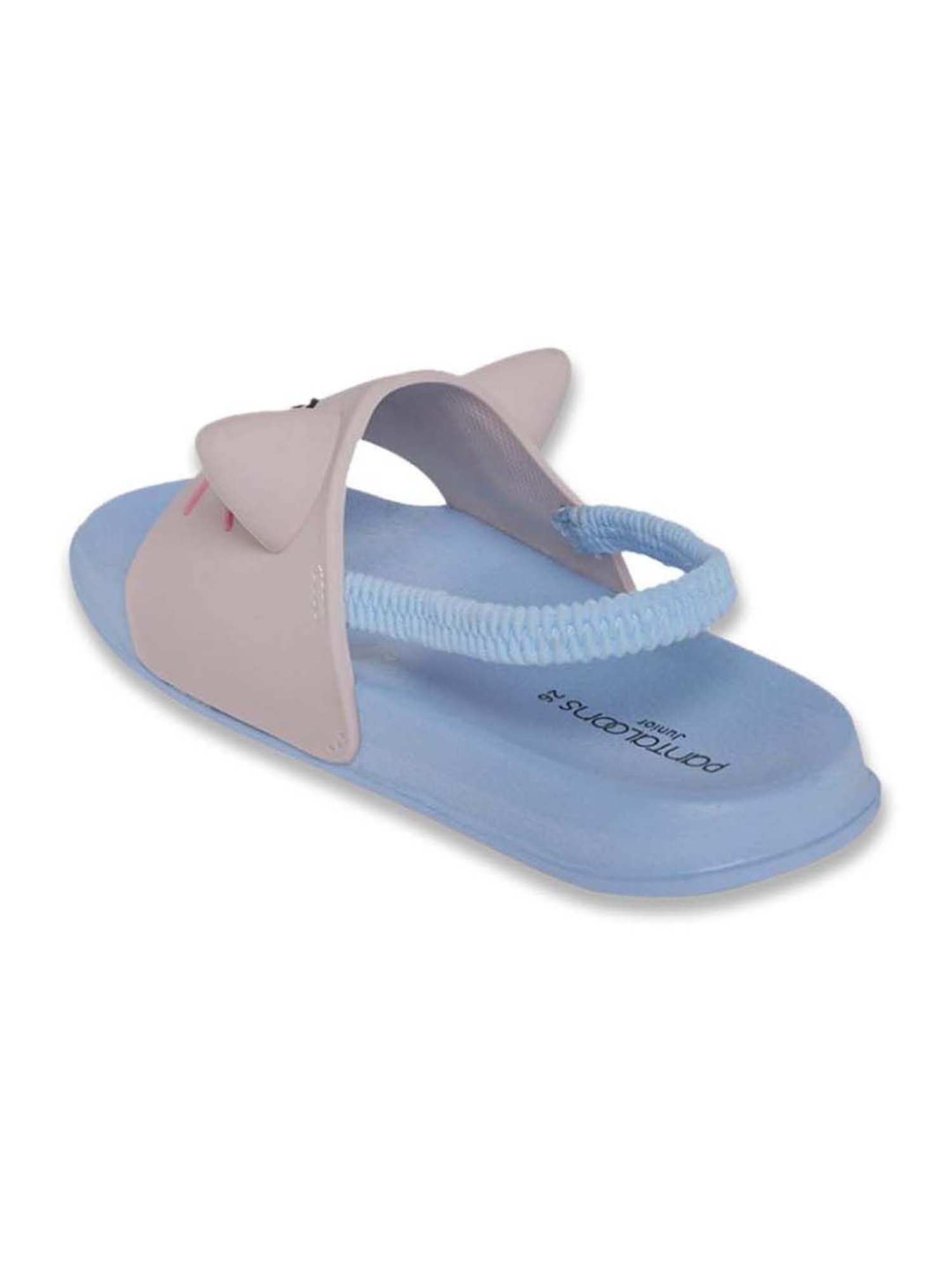 Pantaloons Junior Pink & Blue Back Strap Sandals