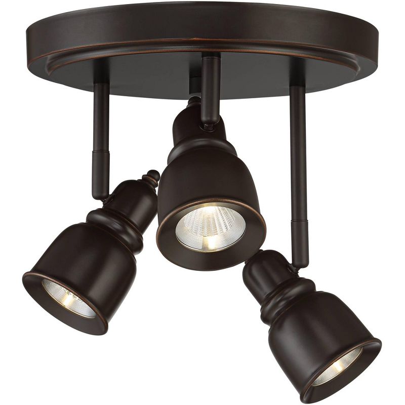Pro Track Denise 3-Light Bronze LED Track Fixture